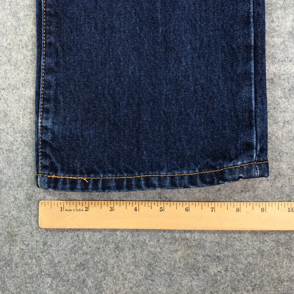 Levis 517 Mens Jeans 35x32 Bootcut Blue Dark Wash Regular Fit mid Rise